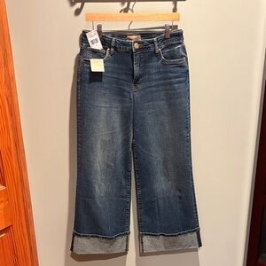 Kut from the Kloth High Rise Meg Fab Ab Wide Leg Jeans